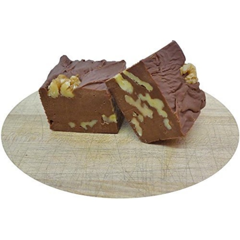 Home Made Creamy Chocolate Walnut Fudge – 1 1/2 Lb Box