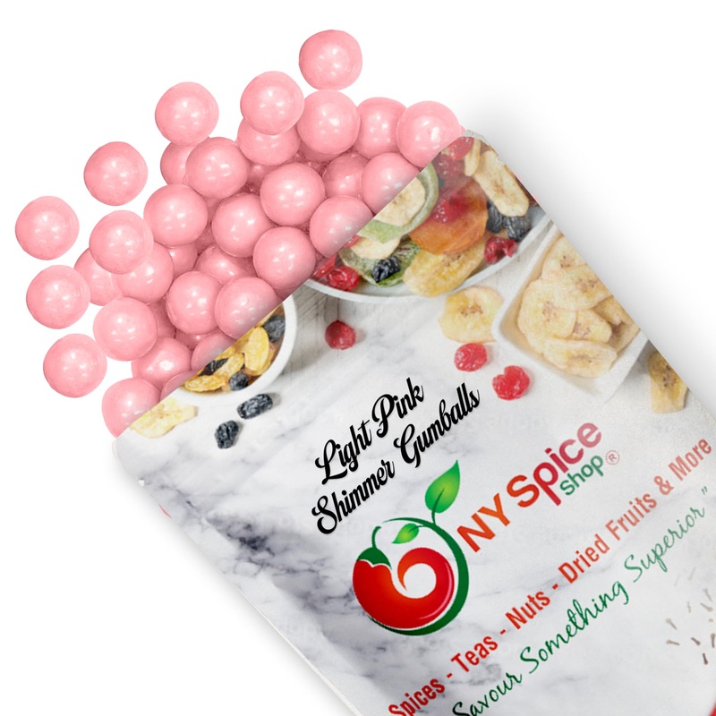 Ny Spice Shop Light Pink Gumballs – 1 Pound Gumballs For Gumball Machine – Chewing Gum Dubble Bubble Gumballs – Fruit Flavored G