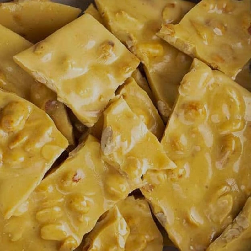 Old Fashioned Home Made Style Traditional Peanut Brittle, Bulk Candy By Sweetglob (3 Pound)