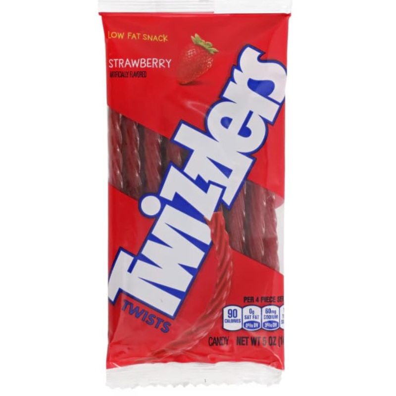 Strawberry Twizzlers, Low Fat Snack|| 10 Oz, Pack Of 2 (5Oz Each)
