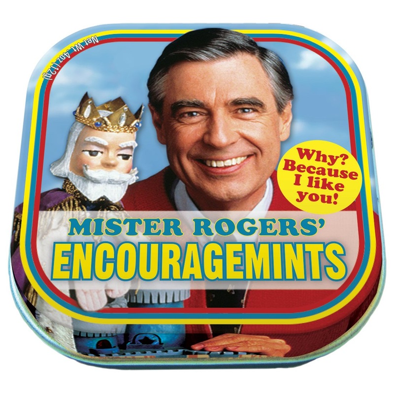 The Unemployed Philosophers Guild Mister Rogers’ Encouragemints Breath Mints, 1 Tin, Net Wt .4Oz (12G)