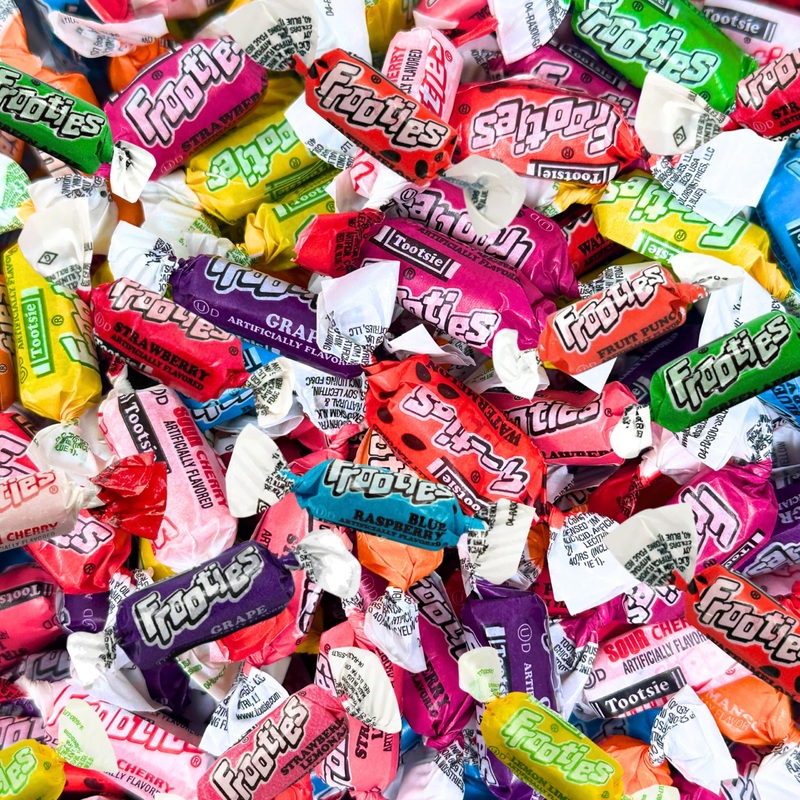 Tootsie Frooties Assorted Candy Mix (10 Fruity Flavors) – Tootsie Roll Taffies, Ultimate Fruity Variety Pack, Gluten Free, Peanu