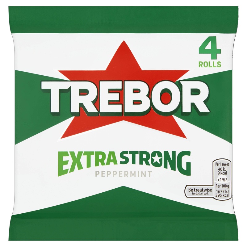 Trebor Extra Strong Mints, 166 G