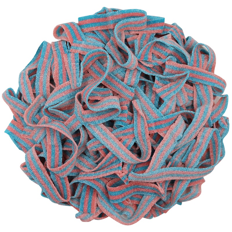 Variety Color Sour Gummy Belts (Cotton Candy, 6.6 Lb)