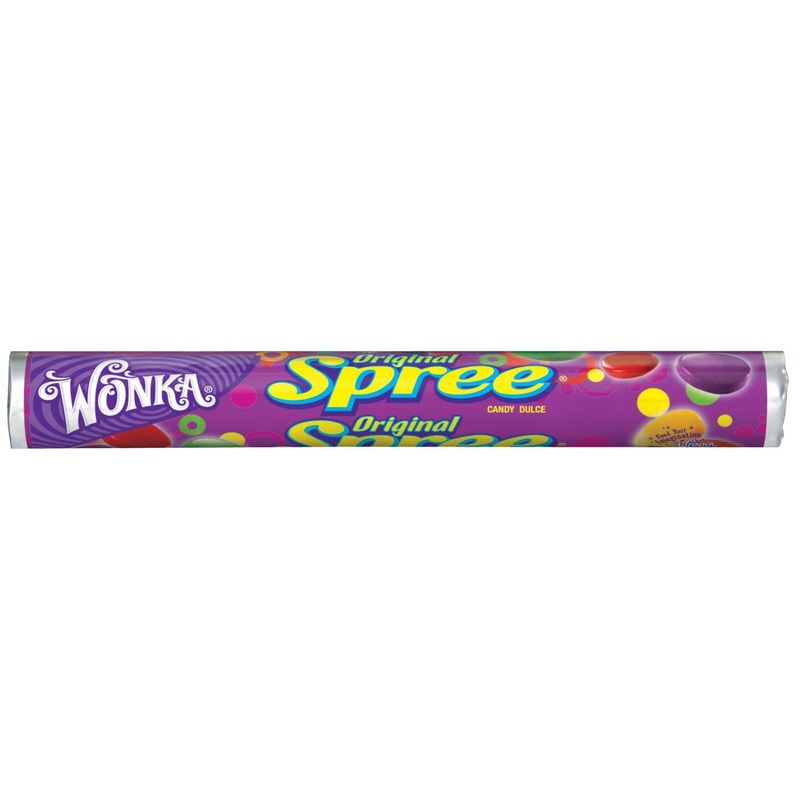 Wonka Spree Original Hard Candy, 1.77 Ounce Rolls (Pack Of 36)