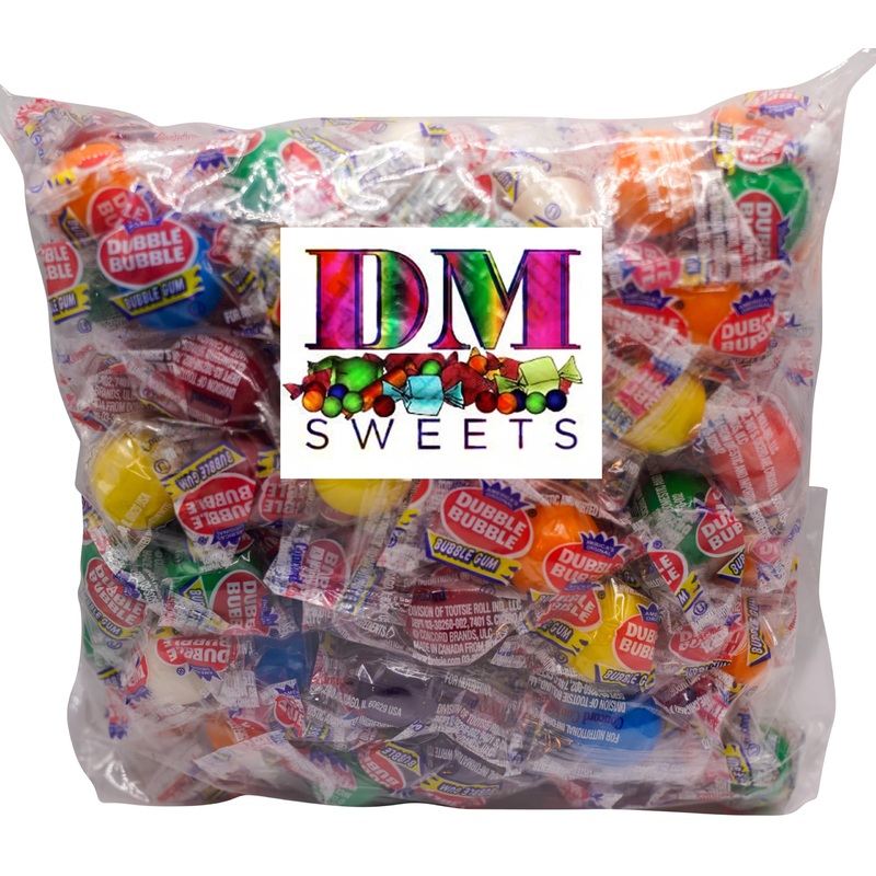Assorted Individually Wrapped Gumballs – 100 Pieces Of Fresh Assorted Fruit Flavor Gumballs
