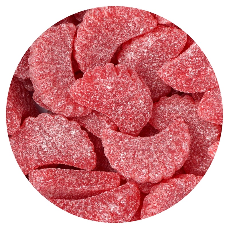 Cherry Slices Candy, 2 Pound Bulk Bag, Candy Cherry Slices Gummy Candy, Red Candy