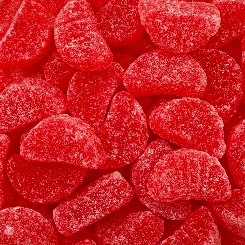 Cherry Slices Jelly Candy | 2-Pound Bag | Sugar-Dusted