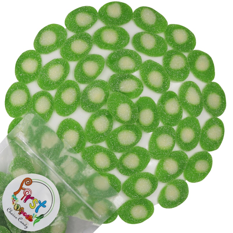 Firstchoicecandy Gummy Fruit Candy (Sour Kiwi Slices, 10 Pound (Pack Of 1))