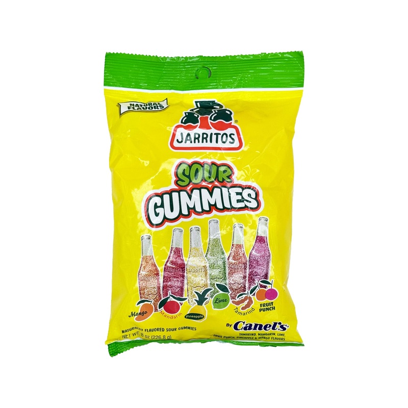 Jarritos Gummies – Sour Or Sweet Naturally Flavored Gummy Candy, Mexican Candies, Dulces Mexicanos, Snack, Treat (Sour)