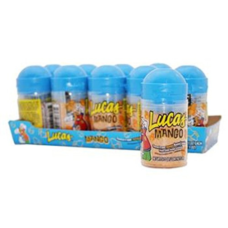 Lucas Baby Sweet N Sour Mango Powder, 10 Count (Sugar Candy – Ethnic)