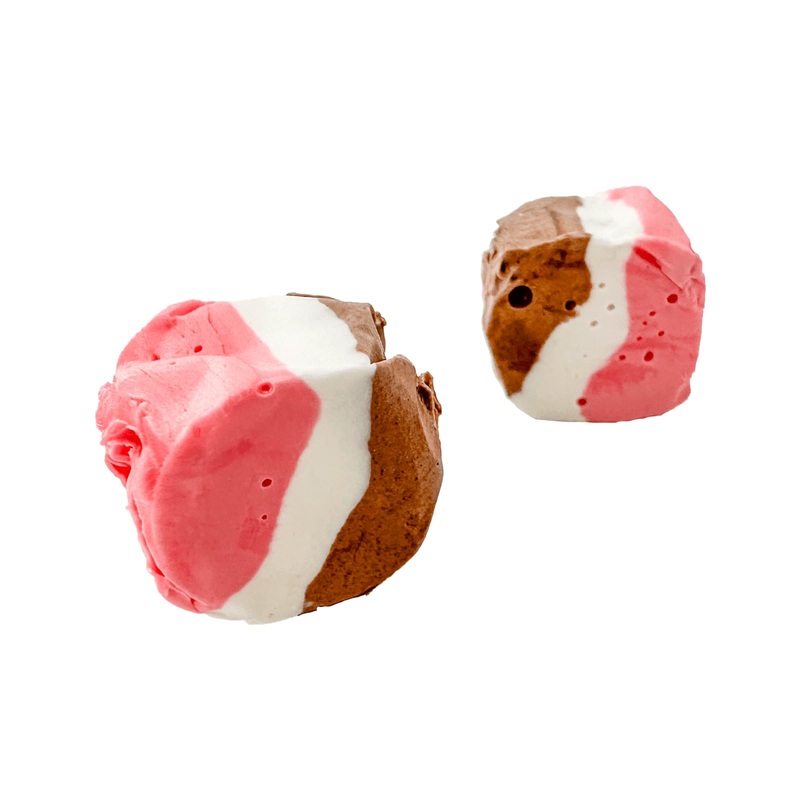 Neapolitan Salt Water Taffy By Snack Attack, Individually Wrapped Bulk 1Lb Bag – Chewy Saltwater Taffy Candy, Classic Neapolitan