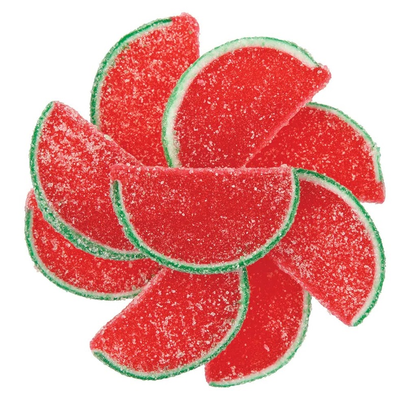 Ny Spice Shop Fruit Slices Jelly Candy – 3 Pound Watermelon Candied Fruit – Fruit Candy Slices – Bulk Gummy Candy Slices – Old F