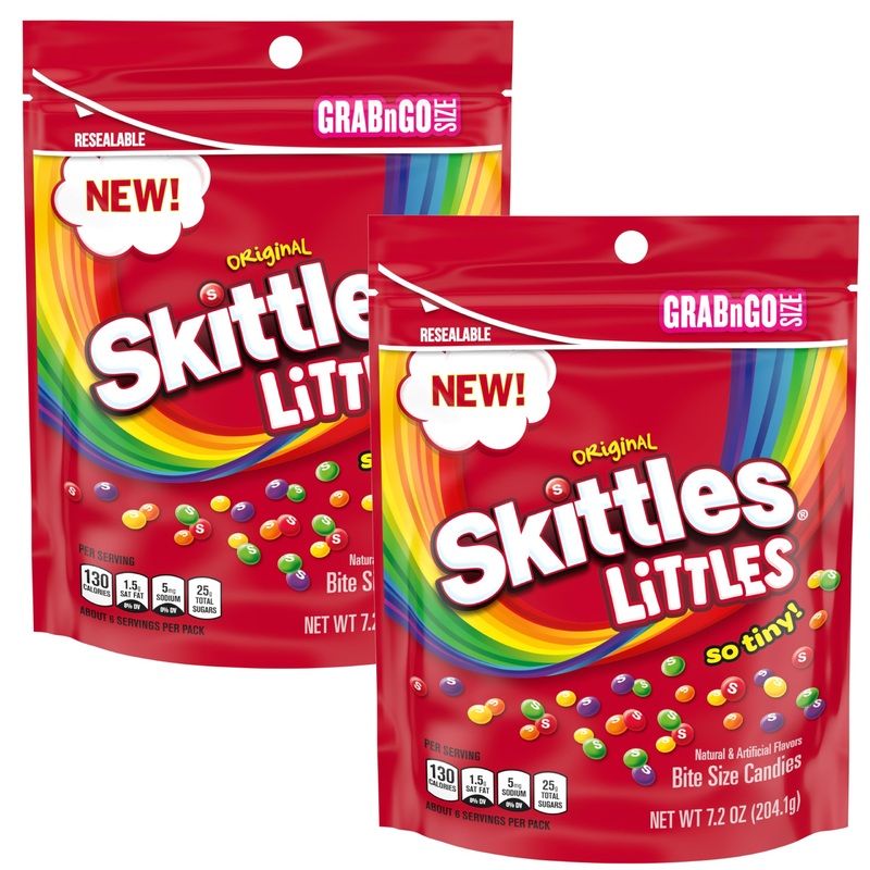 Skittleslittles, 7.2 Ounce Bag (Pack Of 2), Grab N Go