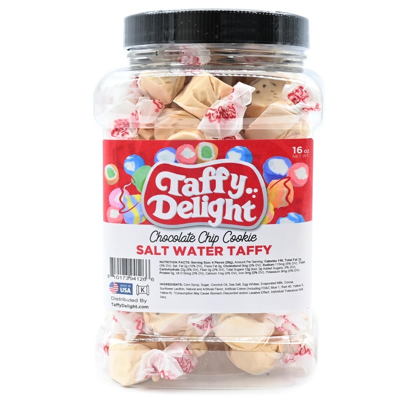Taffy Delight Salt Water Taffy (16Oz, Chocolate Chip Cookie)