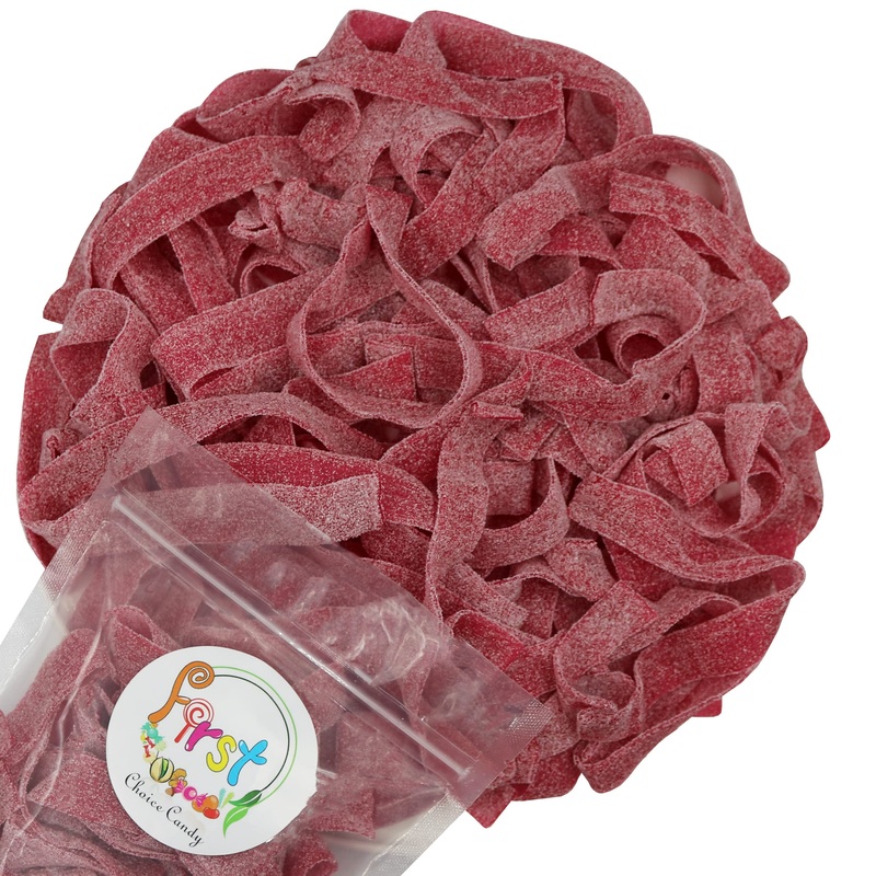Variety Color Sour Gummy Belts (Wild Cherry, 3 Lb)