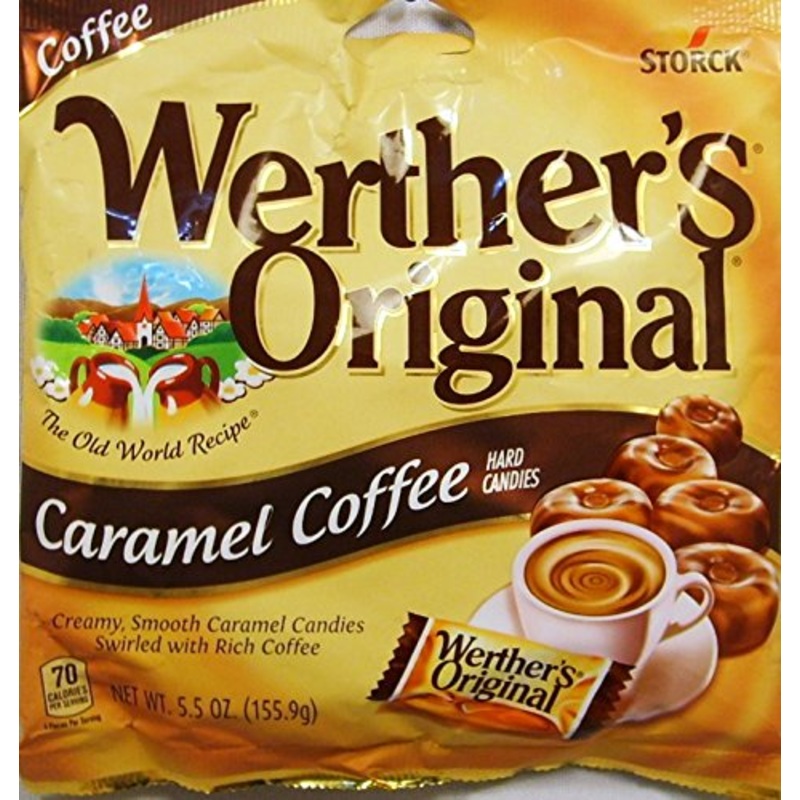 Werther’S Original Caramel Coffee Hard Candies 70 Calories Per Serving (5.5 Ounce, 2-Pack)
