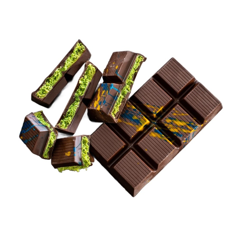2 Pack Dubai Pistachio Chocolate Bar, 7Oz – Premium Dubai Chocolate With Pistachio Knafeh Filling | Authentic