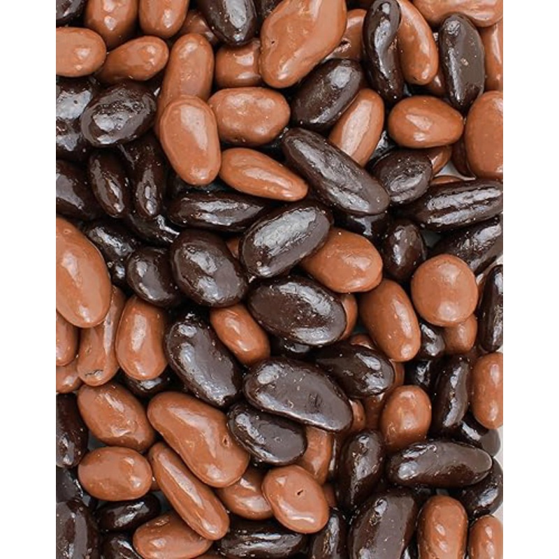 Chocolate Covered Raisins Medley Mix, Bulk Chocolate Covered Plump Candy Raisins By Queen City Candy Cave (8 Oz)