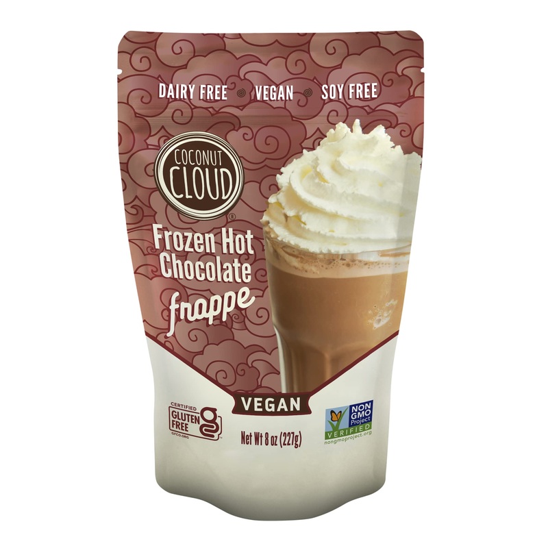 Coconut Cloud Frozen Hot Chocolate | Blended Instant Frappe Iced Cocoa | Add Nut Milk, Ice & Enjoy | Easy, Creamy, Delicious, Ta