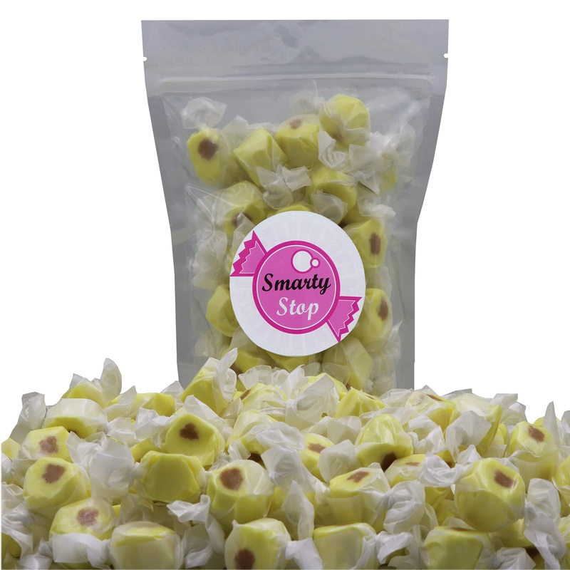 Gourmet Soft And Chewy Salt Water Taffy Candies – Individually Wrapped – Bulk Bags (Banana Peanut Butter, 3 Pound (Pack Of 1))