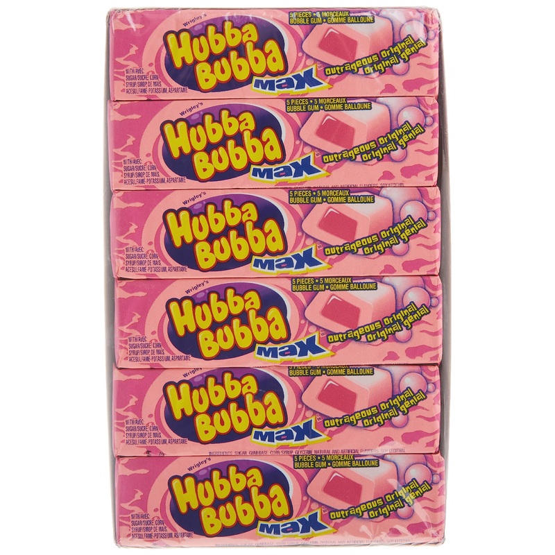 Hubba Bubba Max, Outrageous Original, 18 Count – {Imported From Canada}