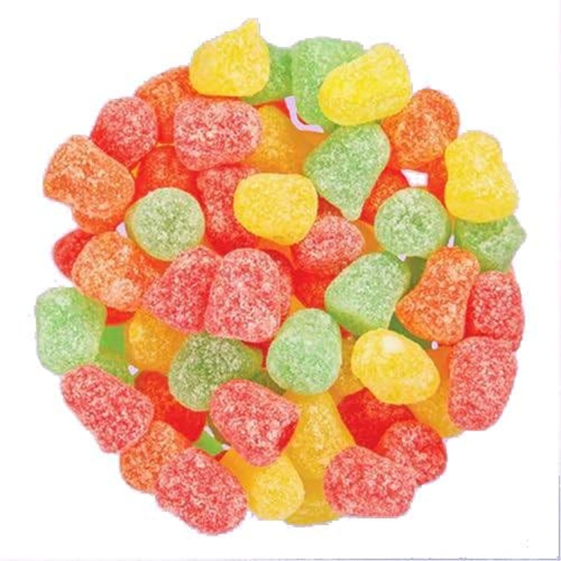 Sour Candy Gum Drops – Old Fashioned Gumdrops – Fruity Flavor Gumdrops Candy Gels, By Queen City Candy Cave (3 Pound)