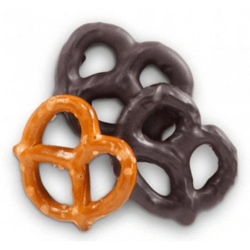 Albanese Dark Chocolate Pretzels 10lbs