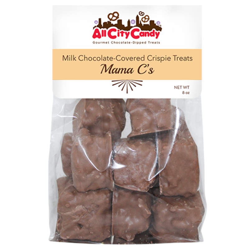 All City Candy’s Chocolate Covered Rice Crispies Bites – 8 oz Package