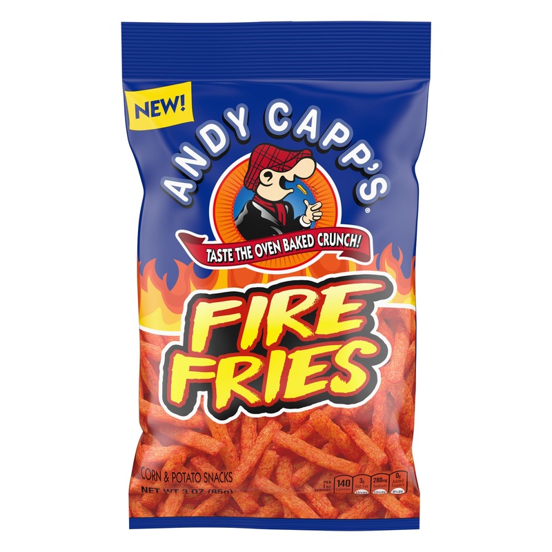 Andy Capp’S Fire Fries, Corn & Potato Snacks, 3 Oz.