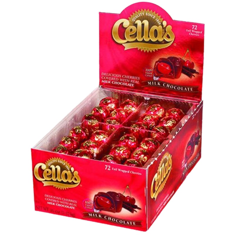 Cella’s Foil Wrapped Milk Chocolate Covered Cherries