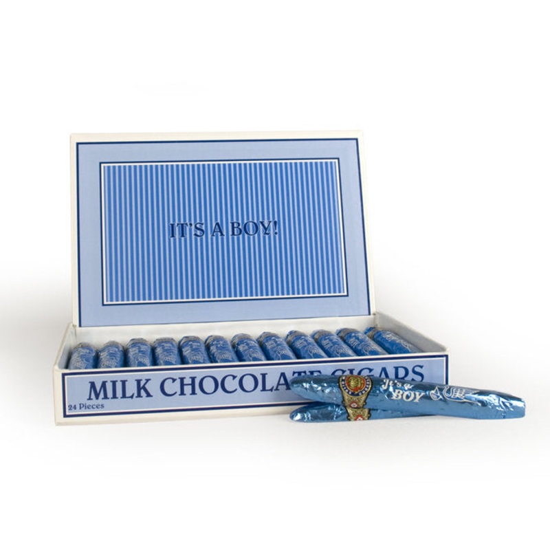 It’s A Boy Milk Chocolate Cigars – Box of 24