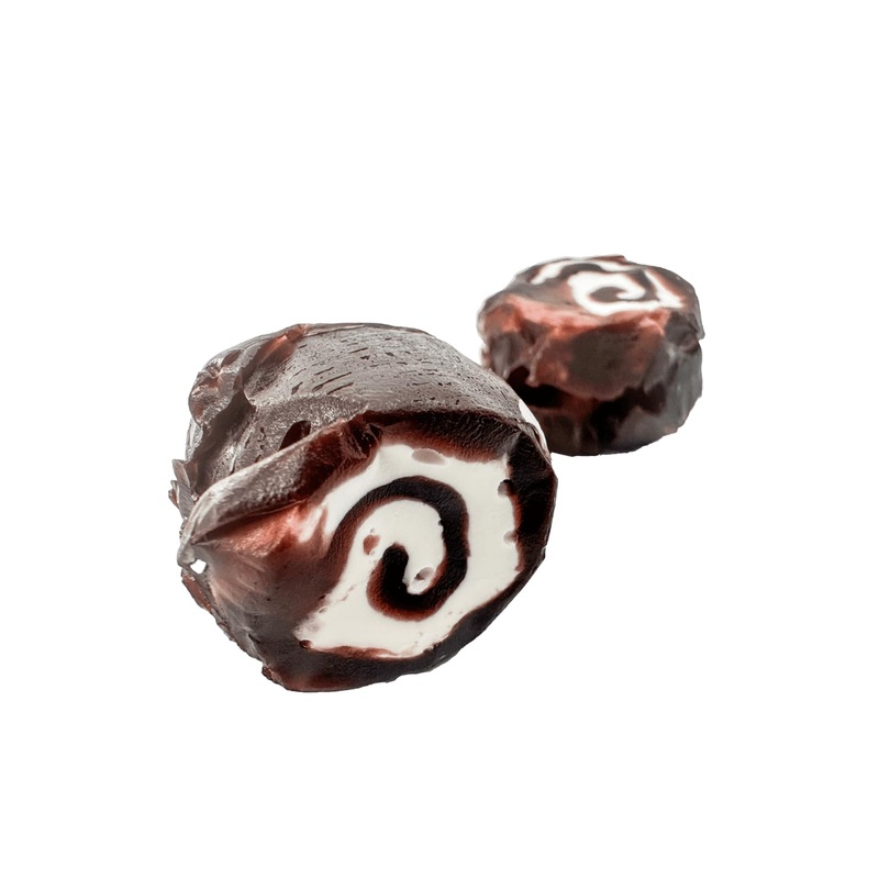 Licorice Swirl Salt Water Taffy By Snack Attack, Individually Wrapped Bulk 3Lb Bag – Chewy Saltwater Taffy Candy | Gluten-Free,