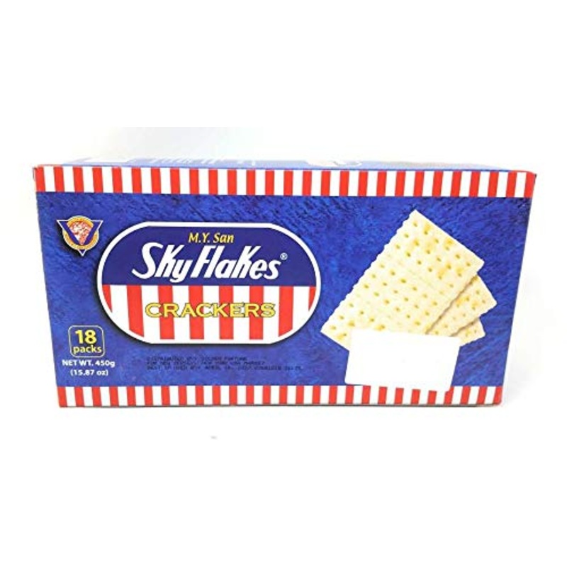 M.Y. San Skyflakes Crackers, 450G 18 Individually Packs