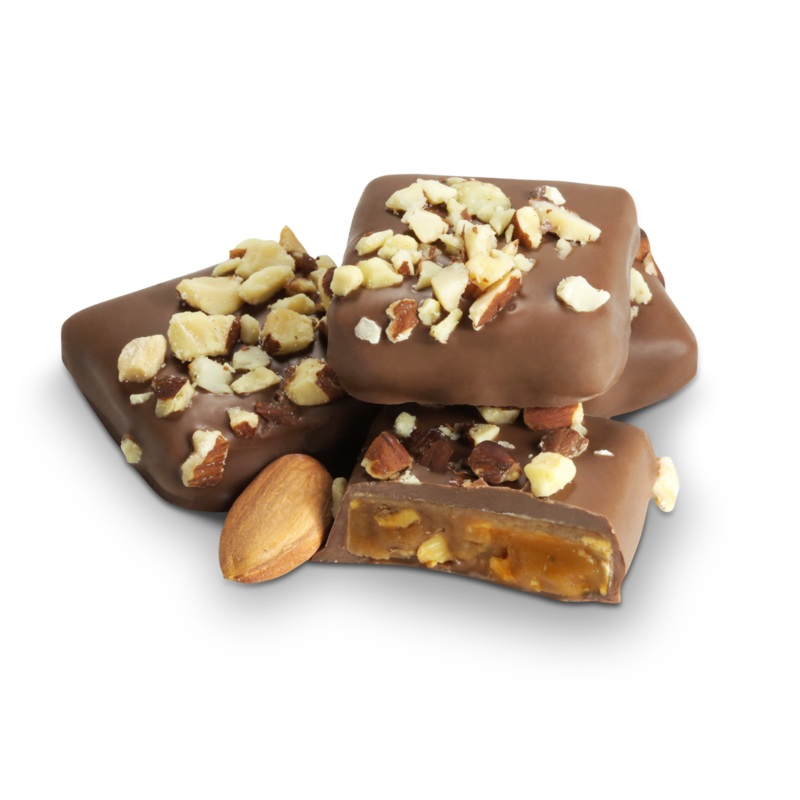 Milk Chocolate Toffee with Almonds – 1 LB Box