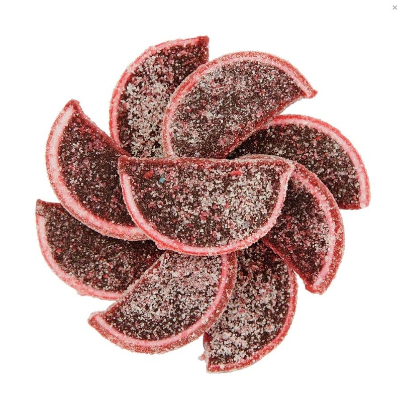 Ny Spice Shop Fruit Slices Jelly Candy – 3 Pound Pomegranate Candied Fruit – Fruit Candy Slices – Bulk Gummy Candy Slices – Old