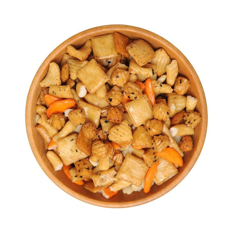 Ny Spice Shop Oriental Rice Crackers – 5 Pound (80 Oz.) – Oriental Rice Cracker Mix – Japanese Rice Crackers – Oriental Snack Mi