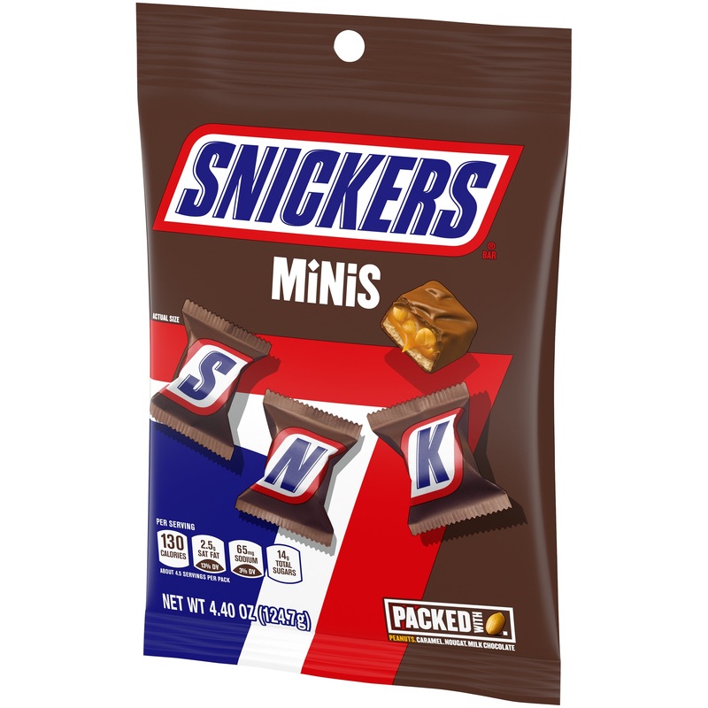 Snickers Minis Candy Bars – 4.4-oz. Bag