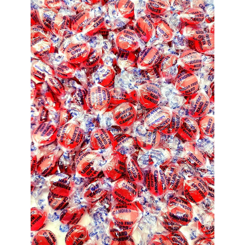 Sugar Free Cinnamon Hard Candy – 1 Lb Rich & Fiery Bulk Candy Individually Wrapped Cinnamon Discs – Gluten Free, Vegan, Keto Fri