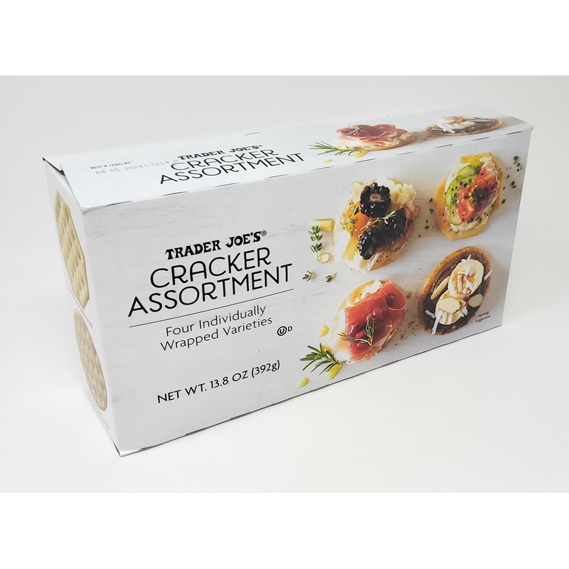 Trader Joe’S Cracker Assortment (Four Individually Wrapped Varieties) 13.8 Oz/392G (Pack Of 1)