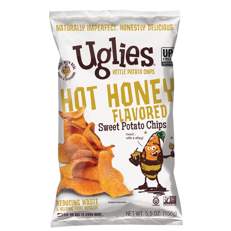 Uglies Hot Honey Sweet Potato Kettle-Cooked Potato Chips, Gluten-Free Snacks, Kosher-Friendly, Non-Gmo Chips, Snacks For Kids Or