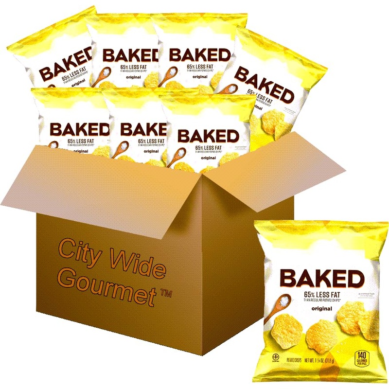 Baked Lays Original Potato Crisps, 1.125 Ounce (Pack Of 8)