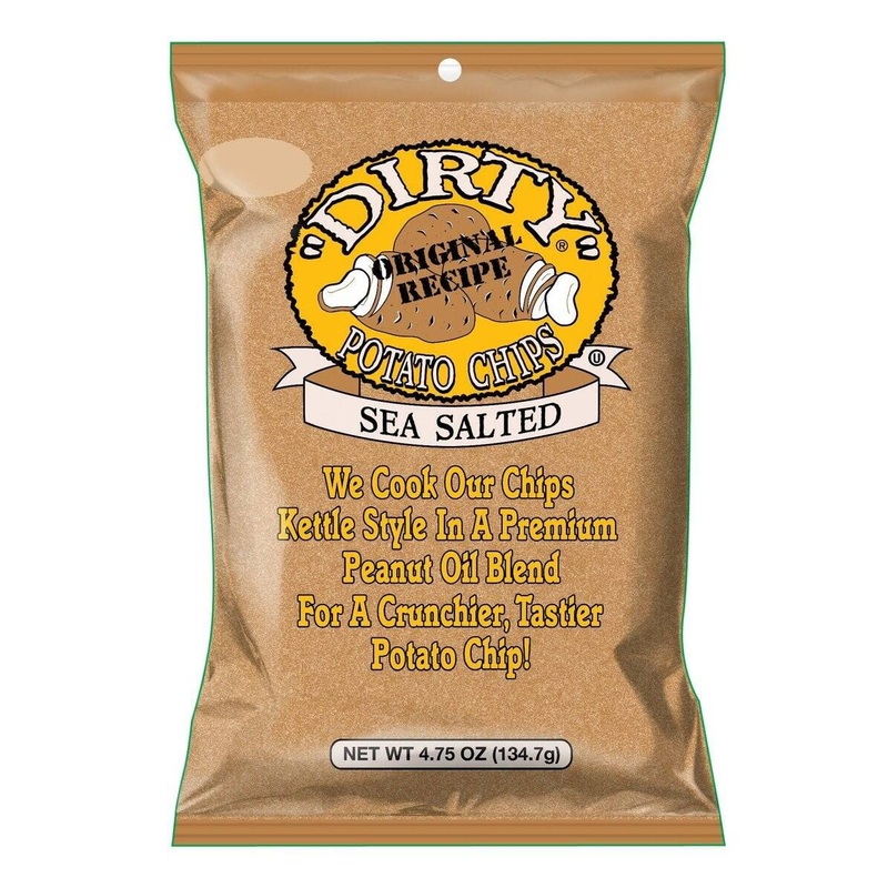 Dirty Kettle Chips Bag, Sea Salted, 4.75 Oz., 12 Count