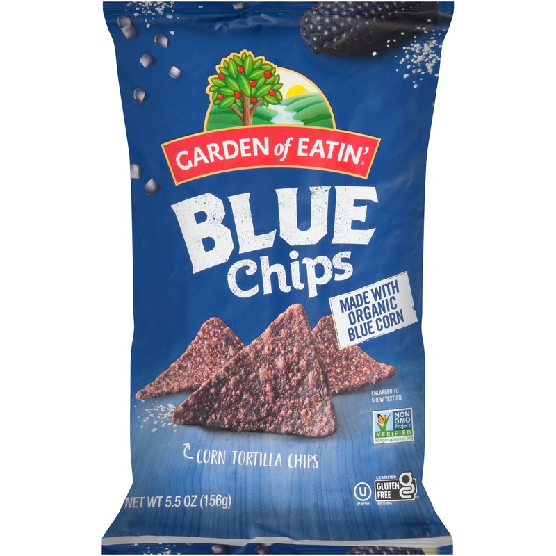 Garden Of Eatin’ Tortilla Chips, Sea Salt, Blue Corn, 5.5 Oz (Pack Of 12)