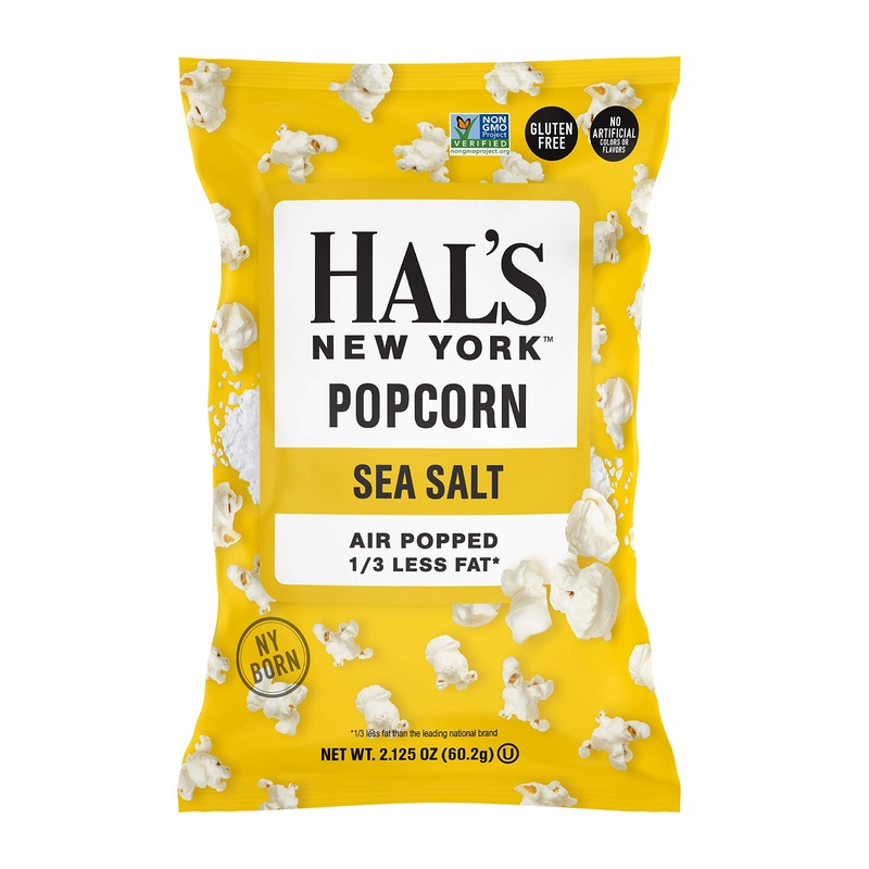 Hal’S New York Popcorn Sea Salt, Gluten Free, 2.125 Oz Bag (Pack Of 3)