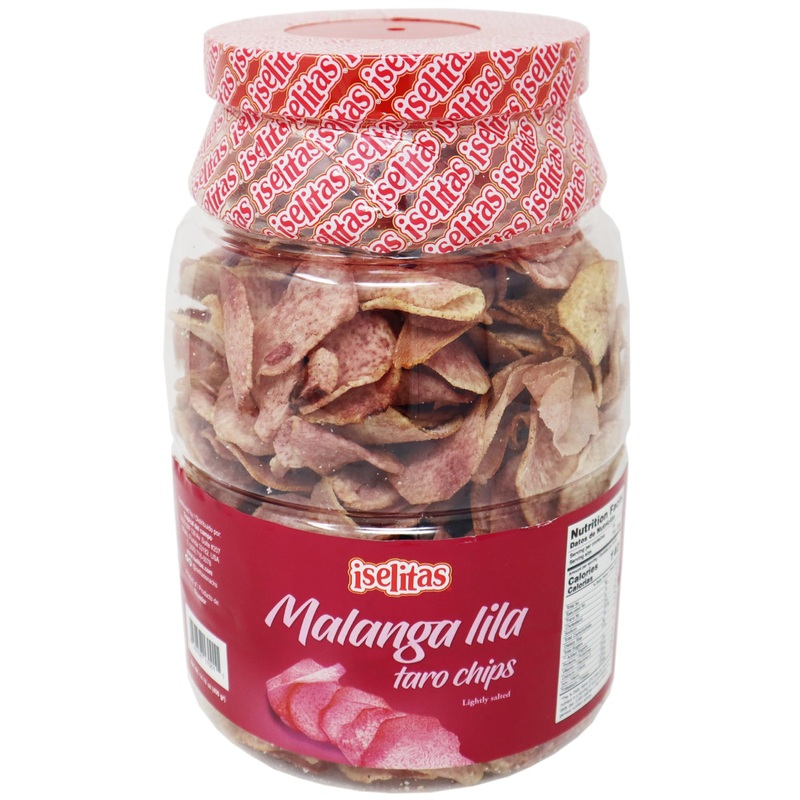 Iselitas Malanga Lila Taro Chips Lightly Salted 14.10 Oz