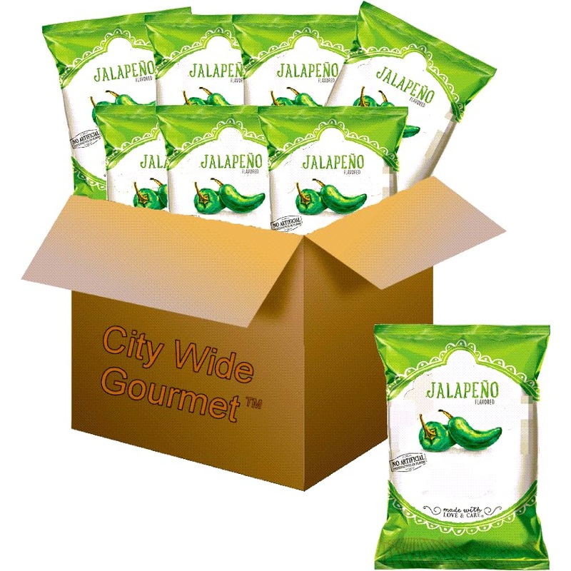 Jalapeno Kettle Cooked Potato Chips, 1.375 Ounce Bags (Pack Of 8)