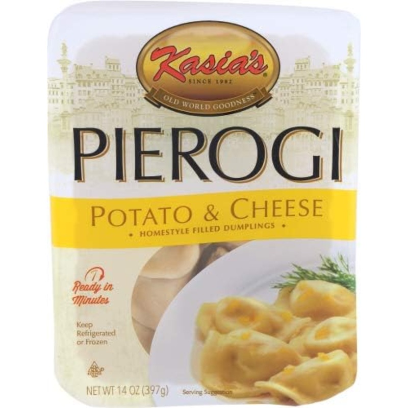 Kasias Pierogi, Potato/Cheese, 14 Ounce (Pack Of 6)