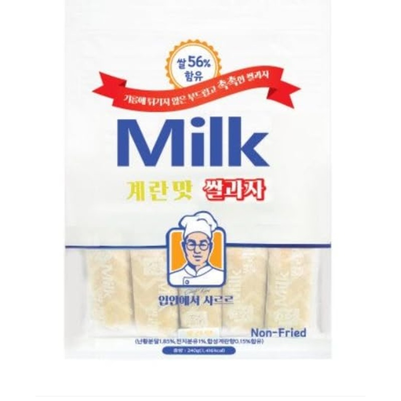 Milk Classic Rice Cracker    240G (240G, Egg)