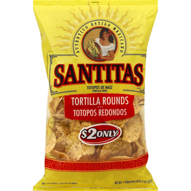 Santitas Original Tortilla Chip Round 11 Oz – 0028400625821, 11 Oz